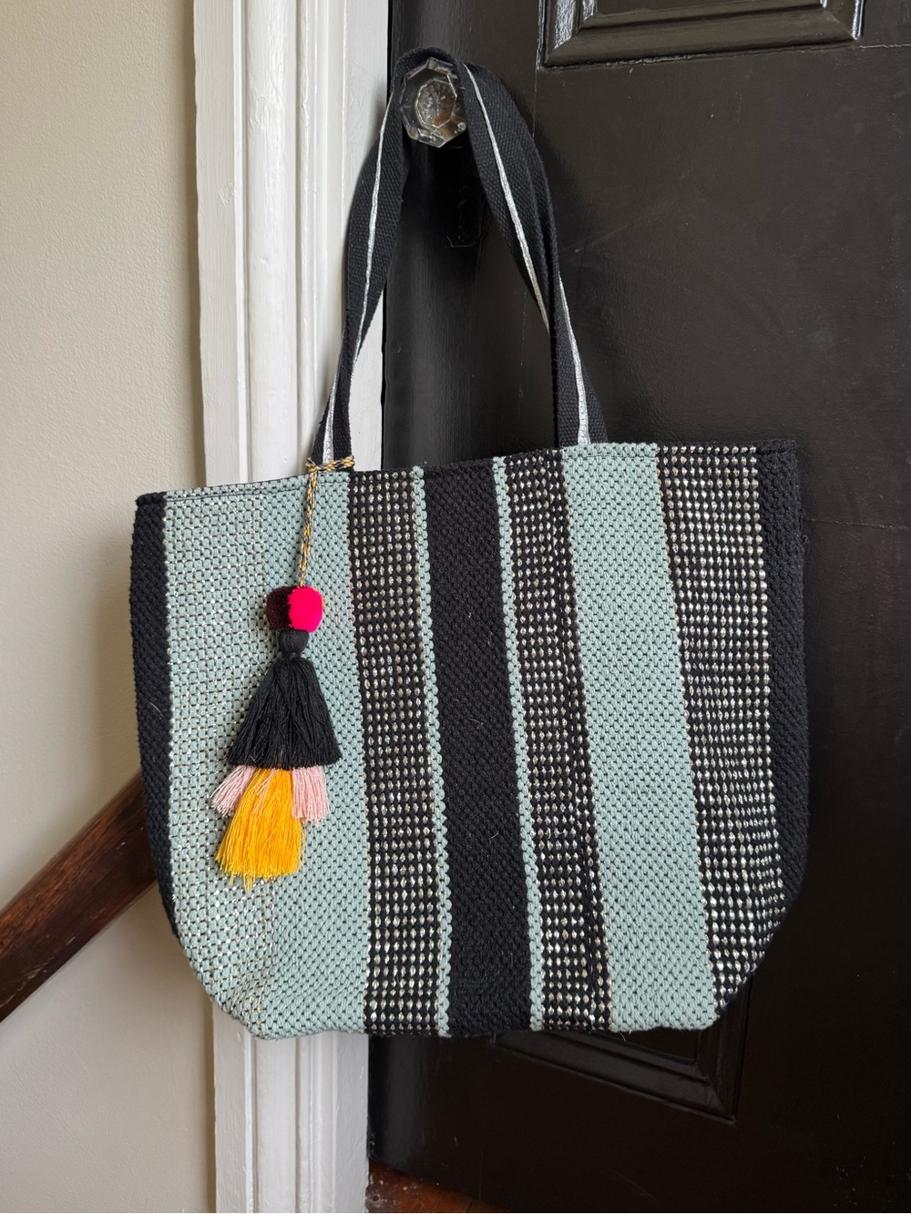 Beach boho summer tote bag